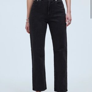 Black Straight Leg Jeans